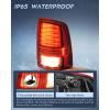 imageNilight Taillight Assembly Compatible with 2013 2014 2015 2016 2017 2018 Dodge Ram 1500 20142018 Ram 2500 3500 LED Style Driver Side and Passenger Side Rear Tail Light with BulbsRed Black