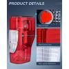imageNilight Taillight Assembly Compatible with 2020 2021 2022 Ford F250 F350 Super Duty NonBlind Spot Halogen Type Rear Tail Light Passenger SidePassenger side