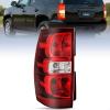 imageNilight Headlight Assembly for 2007 2008 2009 2010 2011 2012 2013 2014 Chevy Avalanche Tahoe Suburban 1500 2500 Replacement Headlamp Bumper Lamp Set Black Housing Amber ReflectorRedDriver Side