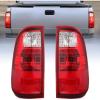 imageNilight Taillight Assembly Compatible with 2008 2009 2010 2011 2012 2013 2014 2015 2016 Ford F250 F350 F450 Super Duty Incandescent Type Upgrade LED Tube Tail Lights Rear Brake LampsRedPair