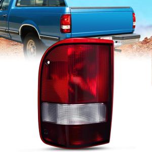 imageNilight Taillight Assembly Compatible with 1993 1994 1995 1996 1997 Ford Ranger Dark Red Tail Light OE Style Rear Lamp Replacement Driver SideDark RedDriver Side
