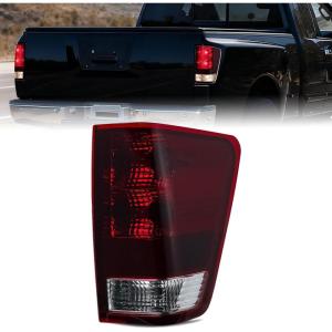 imageNilight Taillight Assembly Compatible with 2004 2005 2006 2007 2008 2009 2010 2011 2012 2013 2014 2015 Nissan Titan Tail Light OE Style Rear Lamp Replacement Driver Side Red LensSmoked LenPassenger Side