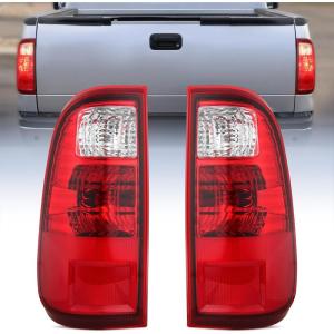 imageNilight Taillight Assembly Compatible with 2008 2009 2010 2011 2012 2013 2014 2015 2016 Ford F250 F350 F450 Super Duty Incandescent Type Upgrade LED Tube Tail Lights Rear Brake LampsRedPair