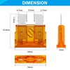 image:imageNilight 5 Amp Standard Fuse 10 Pack Auto Fuses ATCATO Standard Regular Fuse Blade 5A Car Truck Boat Marine RV10PCS 5AMP Standard Fuses
