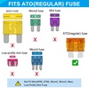 image:imageNilight 5 Amp Standard Fuse 10 Pack Auto Fuses ATCATO Standard Regular Fuse Blade 5A Car Truck Boat Marine RV10PCS 5AMP Standard Fuses