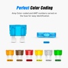 image:imageNilight 5 Amp Standard Fuse 10 Pack Auto Fuses ATCATO Standard Regular Fuse Blade 5A Car Truck Boat Marine RV120PCS Standard Fuses