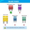 image:imageNilight 5 Amp Standard Fuse 10 Pack Auto Fuses ATCATO Standard Regular Fuse Blade 5A Car Truck Boat Marine RV120PCS Standard Fuses