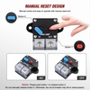 image:imageNilight Circuit Breaker 200 Amp with Manual Reset 12V42V Overload Protection Resettable Switch Trolling Motor Auto Car Stereo Audio Inline Fuse Block Holders Inverter for Automotive RV Marine BoatCircuit Breaker C