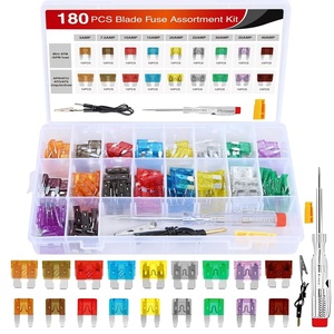 image:imageNilight 5 Amp Standard Fuse 10 Pack Auto Fuses ATCATO Standard Regular Fuse Blade 5A Car Truck Boat Marine RV180PCS 2 Style Fuses wCircuit Tester