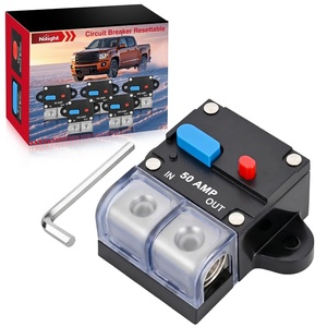 image:imageNilight Circuit Breaker 200 Amp with Manual Reset 12V42V Overload Protection Resettable Switch Trolling Motor Auto Car Stereo Audio Inline Fuse Block Holders Inverter for Automotive RV Marine BoatCircuit Breaker C