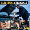 image:imageNilight Car Emergency Kit with Jumper Cable First Aid Kit Safety Assistance Tools for Travel Camping Outdoor Cars Truck SUV RV Roadside Essentials with Flash LightEssential KitDigi Air CompressorTire Fuse kit