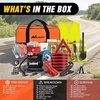 image:imageNilight Car Emergency Kit with Jumper Cable First Aid Kit Safety Assistance Tools for Travel Camping Outdoor Cars Truck SUV RV Roadside Essentials with Flash LightEssential KitAir CompressorTire Fuse kit