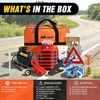 image:imageNilight Car Emergency Kit with Jumper Cable First Aid Kit Safety Assistance Tools for Travel Camping Outdoor Cars Truck SUV RV Roadside Essentials with Flash LightEssential KitDigital Air Compressor