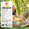 image:imageNilight Car Emergency Kit with Jumper Cable First Aid Kit Safety Assistance Tools for Travel Camping Outdoor Cars Truck SUV RV Roadside Essentials with Flash LightEssential KitAir CompressorTire Fuse kit
