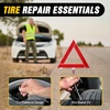 image:imageNilight Car Emergency Kit with Jumper Cable First Aid Kit Safety Assistance Tools for Travel Camping Outdoor Cars Truck SUV RV Roadside Essentials with Flash LightEssential KitTire Repair Fuse kit