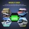 image:imageNilight 10 Pack 63 Inch Rectangle Red Side Marker Lights 12 LED 3 Functions HighLowStrobe IP67 Waterproof Stainless Steel Chrome Bezel 12V Surface Mount for Truck Trailer RV SUV BoatRed Green