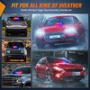 image:imageNilight 8LED Green White Traffic Advisor Strobe Light Bar with Vacuum Suction Emergency Dash Warning Hazard Safety Flashing Lights FrontRear Windshield Visor for Truck Police Construction VehiclesRed Blue