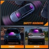 image:imageNilight 8LED Green White Traffic Advisor Strobe Light Bar with Vacuum Suction Emergency Dash Warning Hazard Safety Flashing Lights FrontRear Windshield Visor for Truck Police Construction VehiclesPurple White