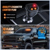 image:imageNilight 8LED Green White Traffic Advisor Strobe Light Bar with Vacuum Suction Emergency Dash Warning Hazard Safety Flashing Lights FrontRear Windshield Visor for Truck Police Construction VehiclesAmber