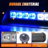 image:imageNilight 8LED Green White Traffic Advisor Strobe Light Bar with Vacuum Suction Emergency Dash Warning Hazard Safety Flashing Lights FrontRear Windshield Visor for Truck Police Construction VehiclesBlue White