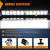 image:imageNilight 8LED Green White Traffic Advisor Strobe Light Bar with Vacuum Suction Emergency Dash Warning Hazard Safety Flashing Lights FrontRear Windshield Visor for Truck Police Construction VehiclesWhite
