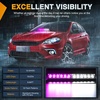 image:imageNilight 8LED Green White Traffic Advisor Strobe Light Bar with Vacuum Suction Emergency Dash Warning Hazard Safety Flashing Lights FrontRear Windshield Visor for Truck Police Construction VehiclesPurple White