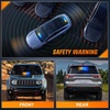 image:imageNilight 8LED Green White Traffic Advisor Strobe Light Bar with Vacuum Suction Emergency Dash Warning Hazard Safety Flashing Lights FrontRear Windshield Visor for Truck Police Construction VehiclesAmber Blue