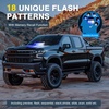 image:imageNilight 8LED Green White Traffic Advisor Strobe Light Bar with Vacuum Suction Emergency Dash Warning Hazard Safety Flashing Lights FrontRear Windshield Visor for Truck Police Construction VehiclesBlue White