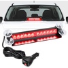 image:imageNilight 8LED Green White Traffic Advisor Strobe Light Bar with Vacuum Suction Emergency Dash Warning Hazard Safety Flashing Lights FrontRear Windshield Visor for Truck Police Construction VehiclesRed