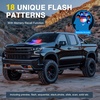 image:imageNilight 8LED Green White Traffic Advisor Strobe Light Bar with Vacuum Suction Emergency Dash Warning Hazard Safety Flashing Lights FrontRear Windshield Visor for Truck Police Construction VehiclesRed Blue
