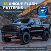 image:imageNilight 8LED Green White Traffic Advisor Strobe Light Bar with Vacuum Suction Emergency Dash Warning Hazard Safety Flashing Lights FrontRear Windshield Visor for Truck Police Construction VehiclesAmber Blue