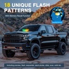 image:imageNilight 8LED Green White Traffic Advisor Strobe Light Bar with Vacuum Suction Emergency Dash Warning Hazard Safety Flashing Lights FrontRear Windshield Visor for Truck Police Construction VehiclesAmber Green