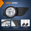 image:imageNilight LED Fog Light Assembly Compatible with 2014 2015 2016 2017 2018 2019 2020 2021 Toyota Tundra Fog Lamps with DRL Clear Lens Driver and Passenger Side20112017 Sienna