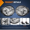 image:imageNilight LED Fog Light Assembly Compatible with 2014 2015 2016 2017 2018 2019 2020 2021 Toyota Tundra Fog Lamps with DRL Clear Lens Driver and Passenger Side20012007 Sequoia20002006 Tundra Clear