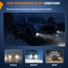 image:imageNilight LED Fog Light Assembly Compatible with 2014 2015 2016 2017 2018 2019 2020 2021 Toyota Tundra Fog Lamps with DRL Clear Lens Driver and Passenger Side20052011 Tacoma20072013 Tundra Clear