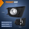 image:imageNilight LED Fog Light Assembly Compatible with 2014 2015 2016 2017 2018 2019 2020 2021 Toyota Tundra Fog Lamps with DRL Clear Lens Driver and Passenger Side20122015 Toyota Tacoma