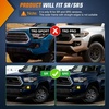 image:imageNilight LED Fog Light Assembly Compatible with 2014 2015 2016 2017 2018 2019 2020 2021 Toyota Tundra Fog Lamps with DRL Clear Lens Driver and Passenger Side20162023 Toyota Tacoma Clear