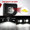 image:imageNilight LED Fog Light Assembly Compatible with 2014 2015 2016 2017 2018 2019 2020 2021 Toyota Tundra Fog Lamps with DRL Clear Lens Driver and Passenger Side20142021 Toyota Tundra LED