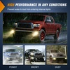 image:imageNilight LED Fog Light Assembly Compatible with 2014 2015 2016 2017 2018 2019 2020 2021 Toyota Tundra Fog Lamps with DRL Clear Lens Driver and Passenger Side20072013 Tundra20082011 Sequoia Yellow