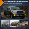 image:imageNilight LED Fog Light Assembly Compatible with 2014 2015 2016 2017 2018 2019 2020 2021 Toyota Tundra Fog Lamps with DRL Clear Lens Driver and Passenger Side20012007 Sequoia20002006 Tundra Amber