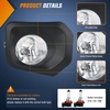image:imageNilight LED Fog Light Assembly Compatible with 2014 2015 2016 2017 2018 2019 2020 2021 Toyota Tundra Fog Lamps with DRL Clear Lens Driver and Passenger Side20162023 Toyota Tacoma Clear