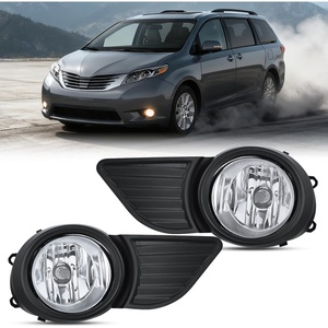 image:imageNilight LED Fog Light Assembly Compatible with 2014 2015 2016 2017 2018 2019 2020 2021 Toyota Tundra Fog Lamps with DRL Clear Lens Driver and Passenger Side20112017 Sienna