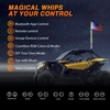 image:imageNilight LED Whip Light 1PC 3FT Spiral RGB Antenna Whips with Spring Base AppRemote Control DIY Chasing Patterns Brake amp Reverse Lights for Side by Side ATV UTV RZR CanAm Buggy JeepRGBQuick Connect Base