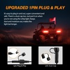 image:imageNilight LED Whip Light 1PC 3FT Spiral RGB Antenna Whips with Spring Base AppRemote Control DIY Chasing Patterns Brake amp Reverse Lights for Side by Side ATV UTV RZR CanAm Buggy JeepRGBQuick Connect Base