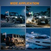 image:imageNilight LED Whip Light 1PC 3FT Spiral RGB Antenna Whips with Spring Base AppRemote Control DIY Chasing Patterns Brake amp Reverse Lights for Side by Side ATV UTV RZR CanAm Buggy JeepRGBQuick Connect Base w Spring