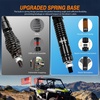 image:imageNilight LED Whip Light 1PC 3FT Spiral RGB Antenna Whips with Spring Base AppRemote Control DIY Chasing Patterns Brake amp Reverse Lights for Side by Side ATV UTV RZR CanAm Buggy JeepRGBQuick Connect Base w Spring
