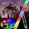 image:imageNilight LED Whip Light 1PC 3FT Spiral RGB Antenna Whips with Spring Base AppRemote Control DIY Chasing Patterns Brake amp Reverse Lights for Side by Side ATV UTV RZR CanAm Buggy JeepRGBQuick Connect Base