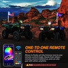 image:imageNilight LED Whip Light 1PC 3FT Spiral RGB Antenna Whips with Spring Base AppRemote Control DIY Chasing Patterns Brake amp Reverse Lights for Side by Side ATV UTV RZR CanAm Buggy JeepRGBQuick Connect Base