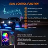 image:imageNilight LED Whip Light 1PC 3FT Spiral RGB Antenna Whips with Spring Base AppRemote Control DIY Chasing Patterns Brake amp Reverse Lights for Side by Side ATV UTV RZR CanAm Buggy JeepRGBQuick Connect Base w Spring