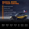 image:imageNilight LED Whip Light 1PC 3FT Spiral RGB Antenna Whips with Spring Base AppRemote Control DIY Chasing Patterns Brake amp Reverse Lights for Side by Side ATV UTV RZR CanAm Buggy JeepRGBQuick Connect Base